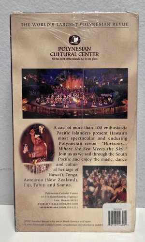 Horizons: Where The Sea Meets The Sky- Polynesia (VHS, 1996) NEW & SEALED  - Bild 2 von 3
