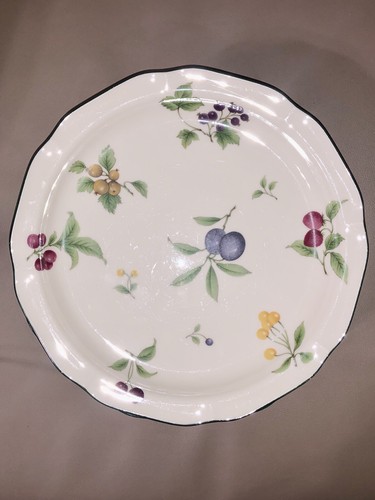 Set Of 10 Noritake Gala Cuisine Fruit Parfait Salad Plates Scalloped Japan 8.2” - Picture 2 of 5