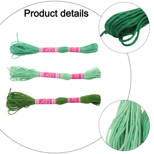 Premium Polyester Cotton Thread for Professional Embroidery Pack of 12 - Picture 3 of 34