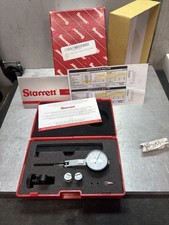 Starrett 3809A Dial Test Indicator And All Attachments With Paper Work