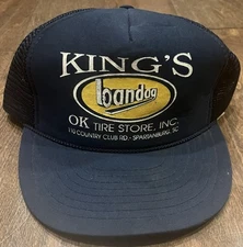 Vintage King’s Bandag Tires Store SnapBack/Adjustable Trucker Hat