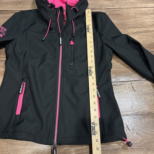 SUPERDRY Original Windtrekker Japan con cappuccio donna taglia small - Foto 12 di 14