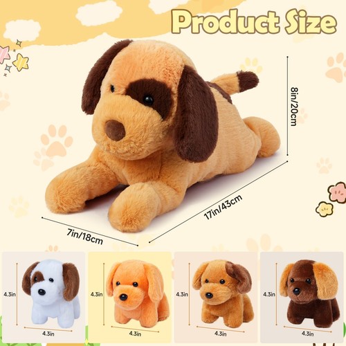 5 Pcs Cute Dog Stuffed Animals,Dog Plush for 3+ Years Girls and Boys,Soft Plu... - Picture 2 of 7