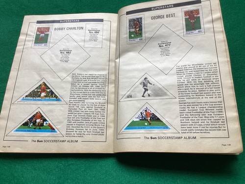 The Sun Football Encyclopedia And Soccerstamp Album 1971-72 Partial 235/491 - Picture 3 of 8
