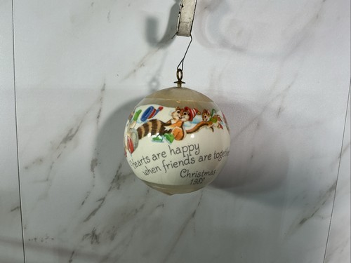 Vintage Hallmark/Hummelwerk 1980’s Spun Satin 3” Ornaments ~ Lot Of 4~READ - Bild 12 von 24