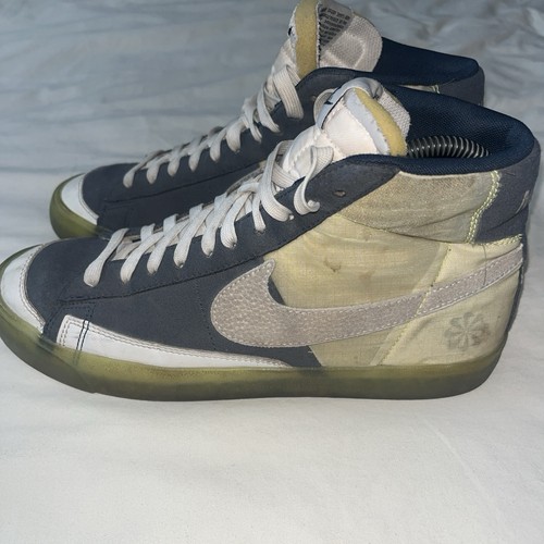 Nike Blazer ’77 Mid “Move To Zero” Armory Navy/White Men’s Size 7.5 Zombie Green - Picture 22 of 24