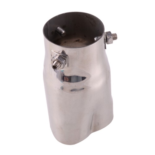 Herzform Endrohr Auspuffblende Auspuff Edelstahl Universal Auspufftopf Tipp Neu - Picture 4 of 5
