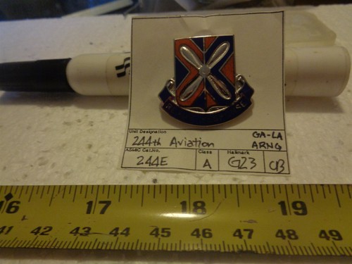 Escudo de unidad 244th Aviation G23, DI, DUI (DRAW#211)