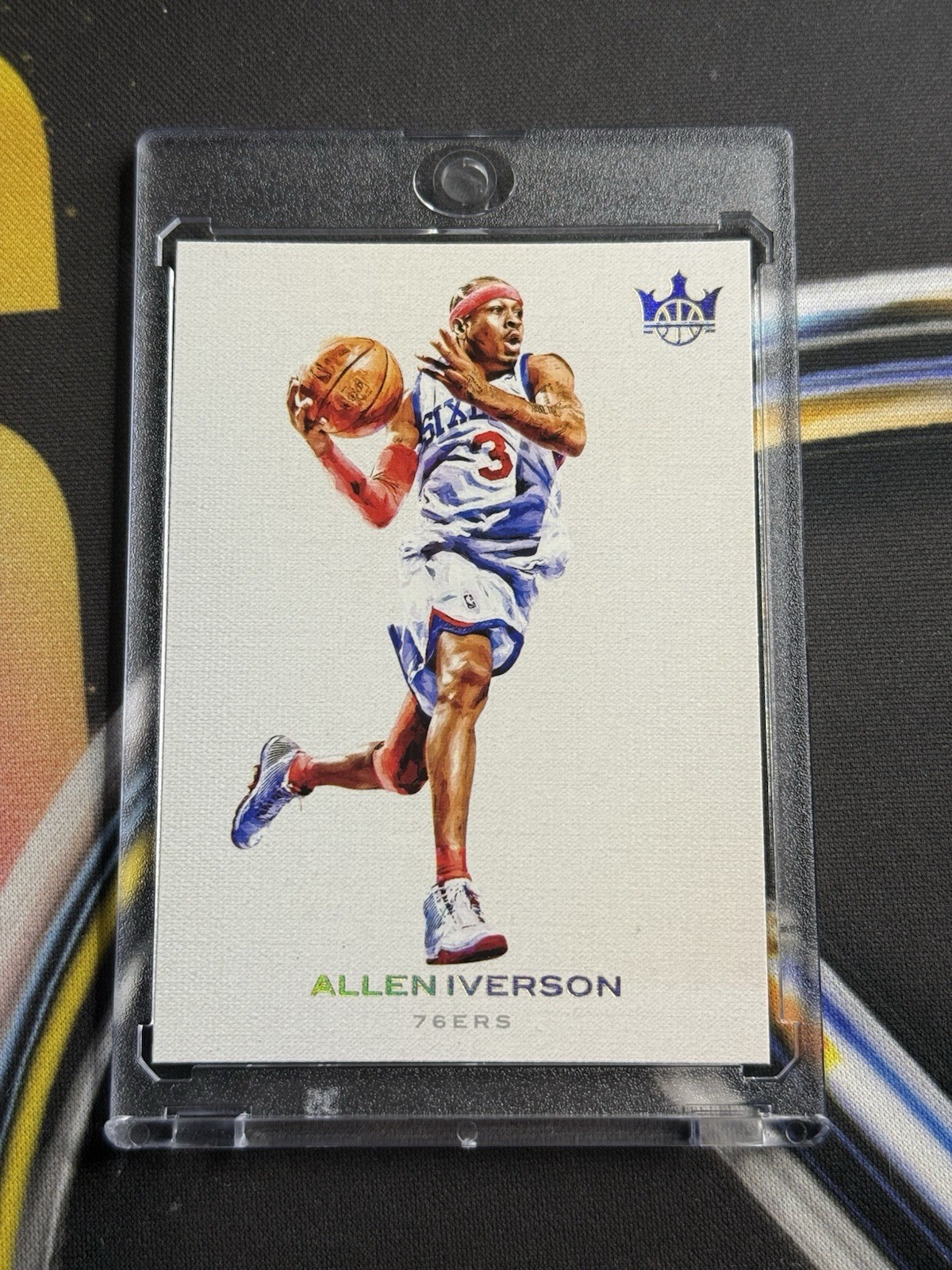 2020 Panini Court Kings Allen Iverson Blank Slate Case Hit SSP #31