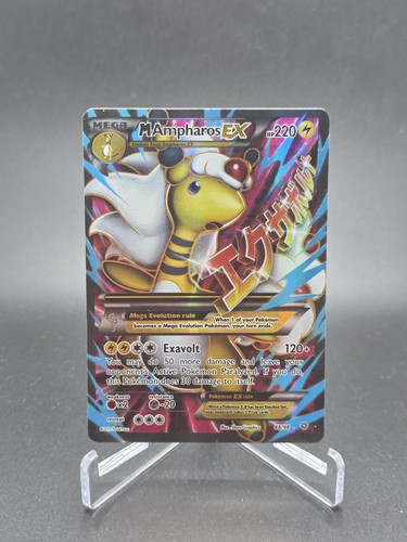 Pokemon TCG M Ampharos EX (Full Art) 88/98 XY - Ancient Origins Ultra Rare LP/MP