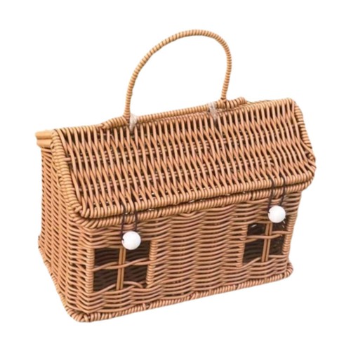 Gift Basket Rattan Storage Basket for Camping Holiday Decoration - Picture 4 of 6