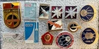 13 Vintage Soviet Space Pins Lot USSR Cosmos Badges Space Program Sputnik
