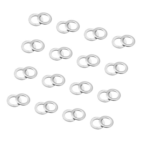 100 Packs - Small Metal Washers Fits for Industrial Screws M3 x 5mm x 0.5mm