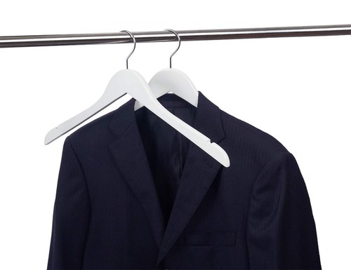 Wooden Coat Hangers Wood Shirt Dress Jacket Clothes Hangers with Extra Smooth... - Picture 6 of 9