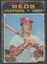 1971 Topps #250 Johnny Bench Cincinnati Reds