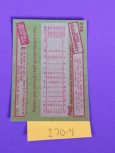1985 TOPPS BASEBALL TRADING CARD 126-270 YOU PICK FREE SHIPPING 50% OFF 2+ - Bild 491 von 495