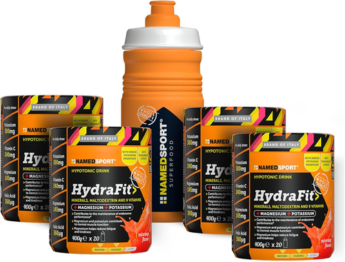 NAMEDSPORT Hydrafit> + Sportbottle, Mix Di Magnesio, Potassio E Vitamine, Ideale - Foto 10 di 12