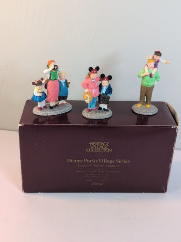 Department 56 Disney Parks Family Set of 3 Heritage Village Collection 5354-6 - Picture 4 of 4