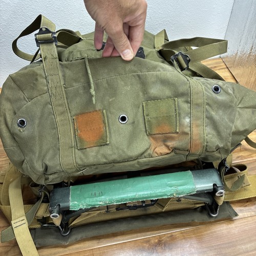 Vtg US Army Field Pack Combat Nylon LC-1 LARGE Alice Backpack No Frame - Picture 5 of 9