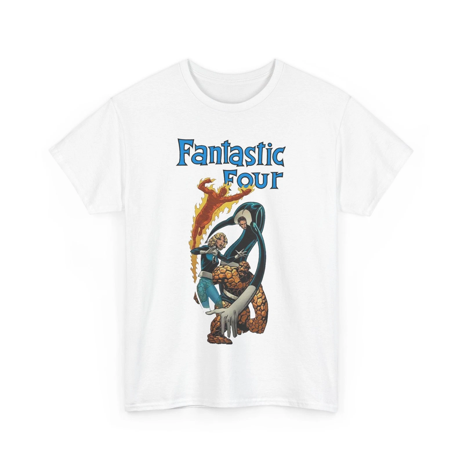 Fantastic Four T-Shirt - John Byrne Art - Thing, Reed Richards - Marvel Comics