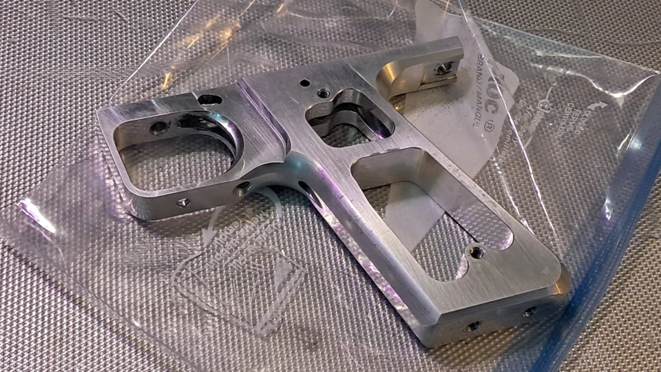 Raw Aluminum Inception Designs Meteor WGP Autococker Massive Bodies Parts LOT - Image 3 of 4