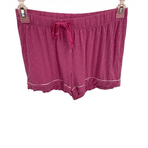 Victoria’s Secret Shortie Pajama Set Size S Pink Dot 2 Piece Women’s Button Up - Picture 4 of 11