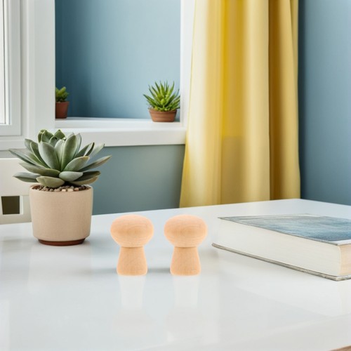 30 Stück Klammer Puppen Holz Menschen Pilz Spielzeug Figuren Basteln Formen - Bild 8 von 12