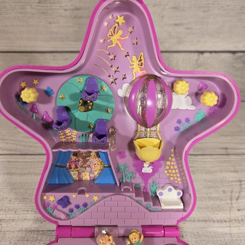 1993 Polly Pocket Fairy Light Wonderland Light Up Working 2 Figures - Picture 5 of 11