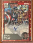 2025 Topps Chrome Marvel Chris Yost Artist Auto Iron Man #d 069/100