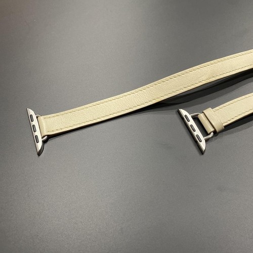 Apple Watch Hermès Slim Double Tour Band Beton for Series 1-10 & SE 38-42mm - 第 3/16 張圖片