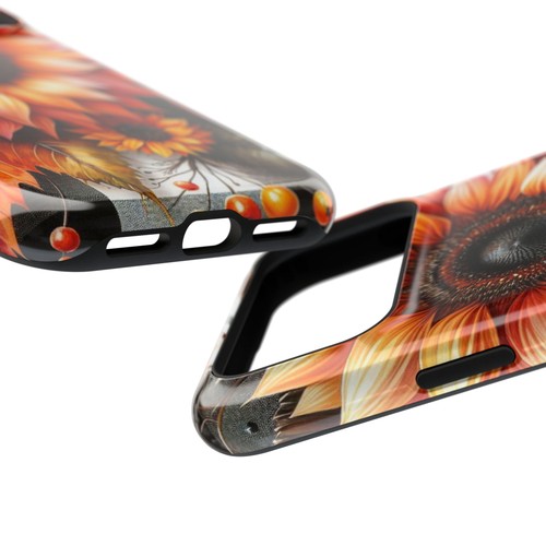 Fundas de teléfono resistentes a impactos girasol, cubierta floral para teléfono, elegante teléfono [...] - Imagen 34 de 74