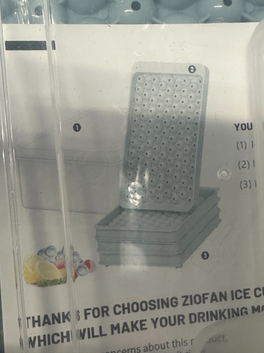 Mini bandejas para cubitos de hielo para congelador paquete de 4 104 hielo cada contenedor y cuchara - Imagen 2 de 5