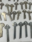 Lot 100 Flat Steel Keys-Blanks-Various Sizes — photo 3