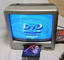 Magnavox 13” TV/DVD Combo Model MWC13D6 CRT Television NO Remote WORKS GREAT!!
