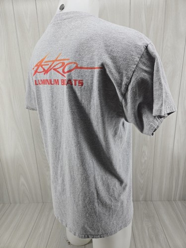 Astro Boats Men's Pocket T Shirt Large Gray - Picture 8 of 11