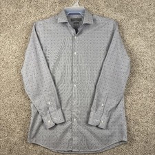 Perry Ellis Premium Slim Fit Long Sleeve Shirt Size 16 32/33