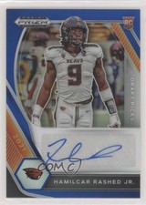 2021 Panini Prizm Draft Picks Blue /149 Hamilcar Rashed Jr Rookie Auto RC