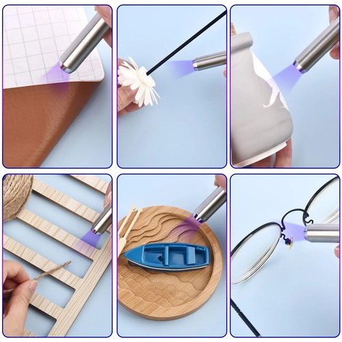 UV Resin Glue Bonding & Welding UV Glue Kit With Light Quick-Drying Resin Gl - Picture 8 of 12