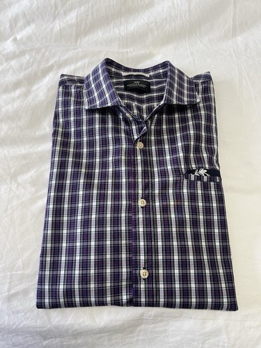 Scotch & Soda | Men’s XL | Purple Plaid Aloha London Long Sleeve Button Up Shirt - Picture 12 of 12