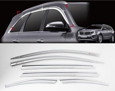 Chrome Window Visor Vent 6p For 2016 2017 2018 Kia Sorento : ALL NEW SORENTO