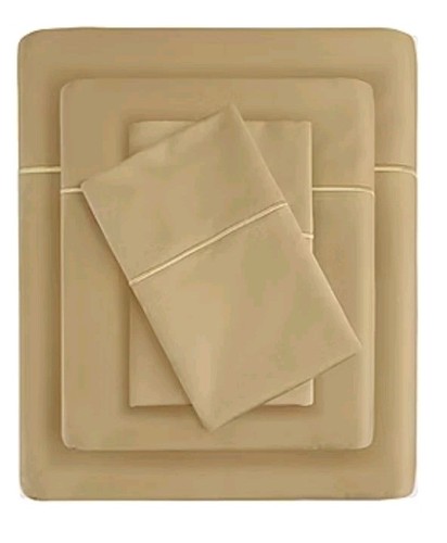 Madison Park 600 Fadenzahl Pima Baumwolle Satin Laken Set/Split King-Groß - GOLD - Bild 2 von 8