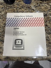 1983 Commodore 64 CompuServe VIDTEX Enhanced Terminal Communications Software