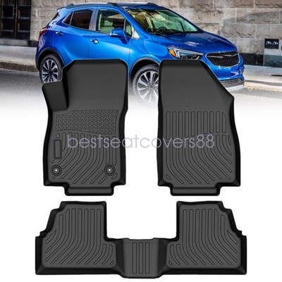 For 2013-2022 Buick Encore Chevy Trax TPE Floor Mats Liners Set of 3 Waterproof