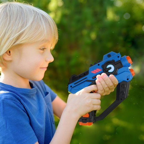 Infrarot Laser Tag Set mit Projektor Kinder Spielzeug Pistole mit Licht und Ton - Bild 15 von 20