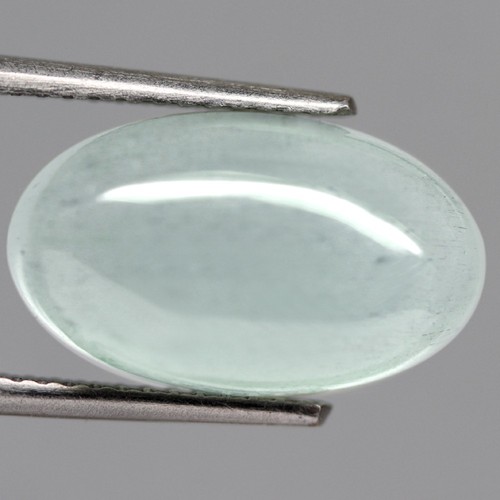 5.9Ct. Natural Gemstone Aquamarine Ocean Blue Oval Cabochon Brazil Ravishing - Picture 1 of 7