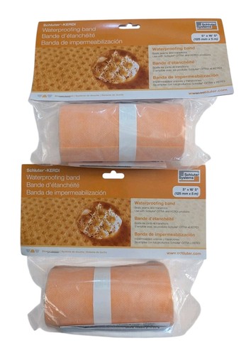 2 Pack- Schluter-Kerdi Waterproofing Band 5" x 16'5"  - Picture 1 of 7