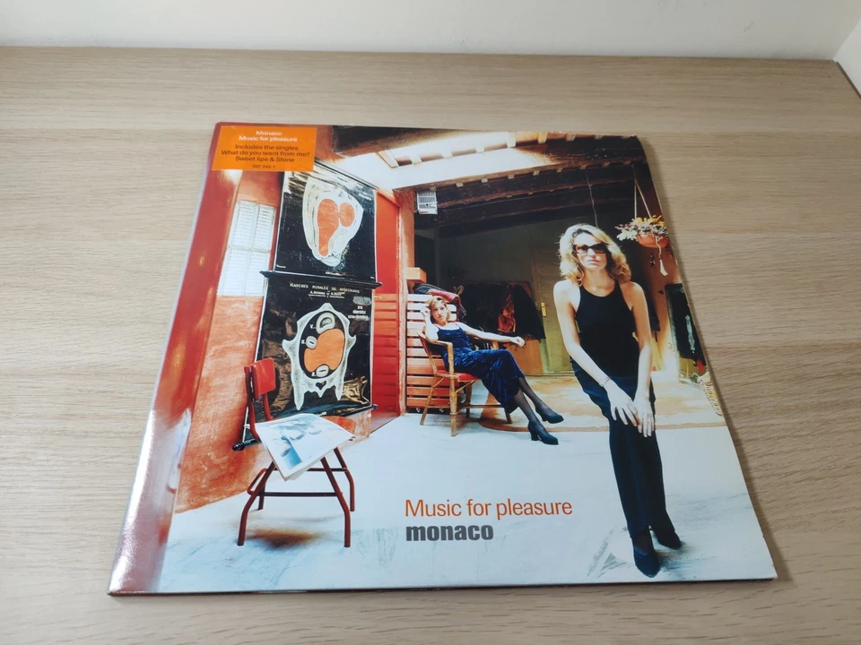 Monaco - Music For Pleasure - Original 1997 Double Vinyl - New Order Peter Hook - Image 2 of 4