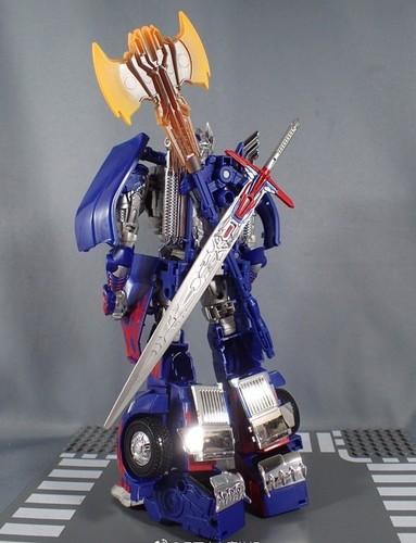 Takara Tomy Transformers Calibur Optimus Prime 11" Figure Limited Japan Official - Picture 8 of 12