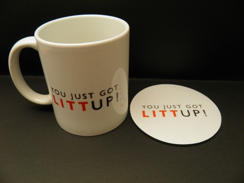 Coffee Mug 11oz + Coaster - Suits You Just Got Litt Up! - Picture 22 of 24