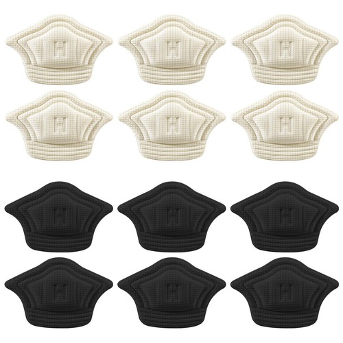 3Pairs Suede Insoles Heel pad Repair Subsidy Sticky Shoes Sticker Back Sneaker
